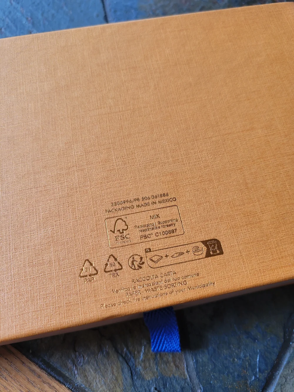 LOUIS VUITTON LV Gift Box Drawer Box Authentic With Blue Ribbon